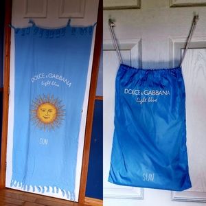 Dolce & Gabbana Light Blue Sun Towel & Tote bag